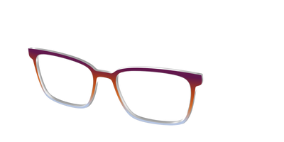 The Raspberry to Periwinkle Gradient - Angle Top Thumbnail - Pair Eyewear