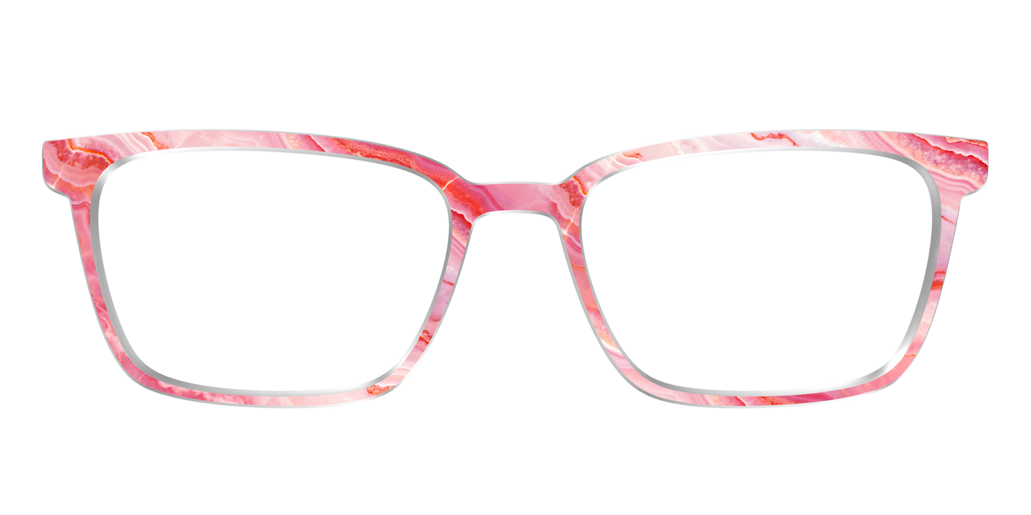 The Rose Quartz Geode - Front Top Image - Pair Eyewear