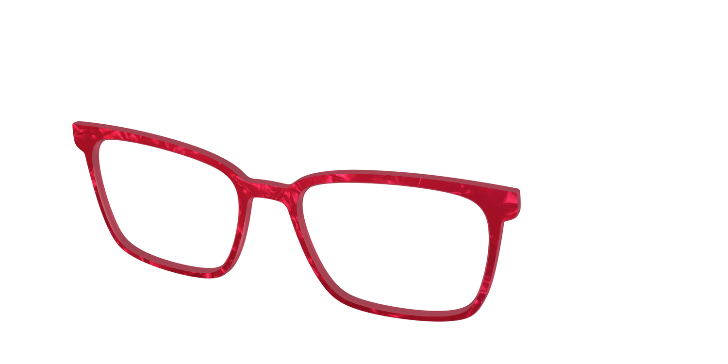 The Ruby Pearl Marble - Angle Top Image - Pair Eyewear