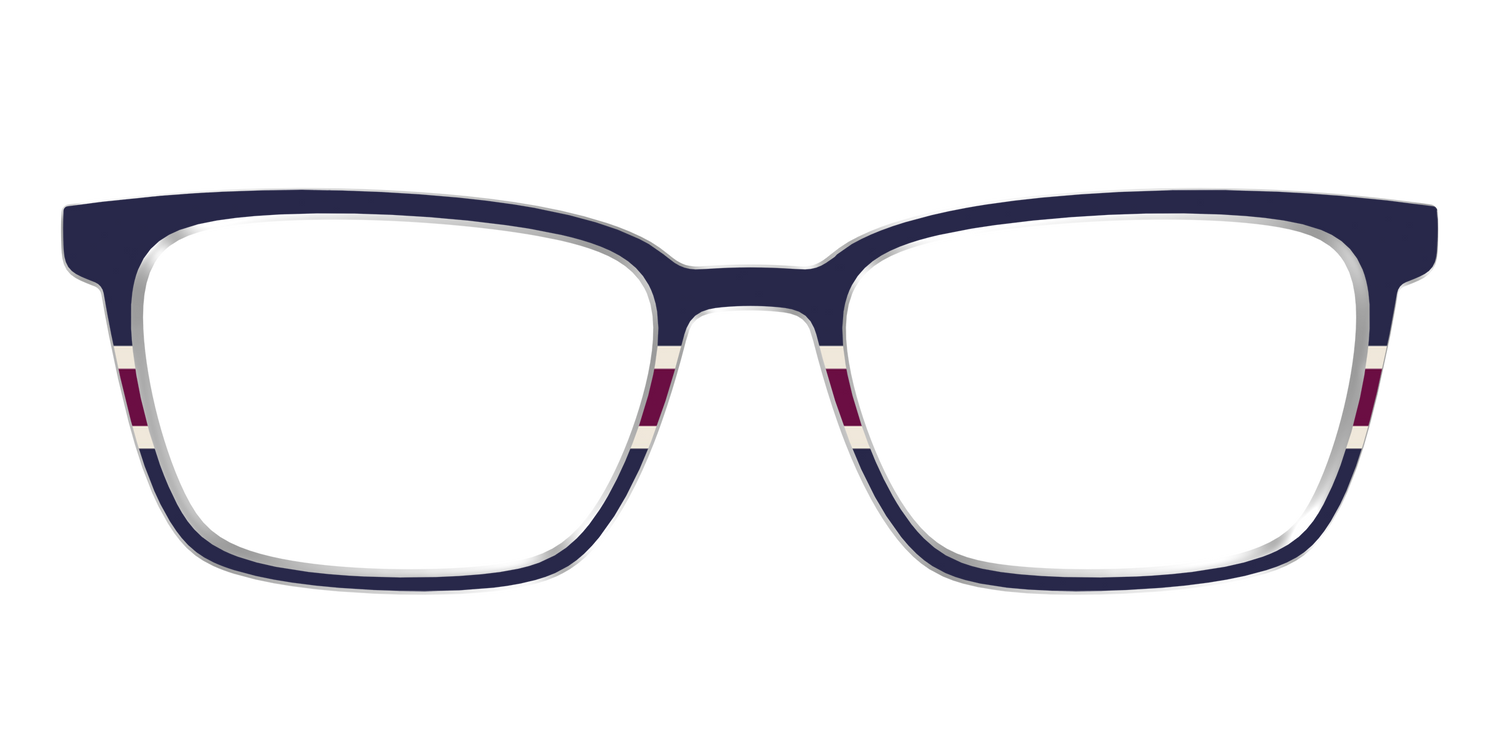 The Rugby Stripes - Front Top Image - Pair Eyewear