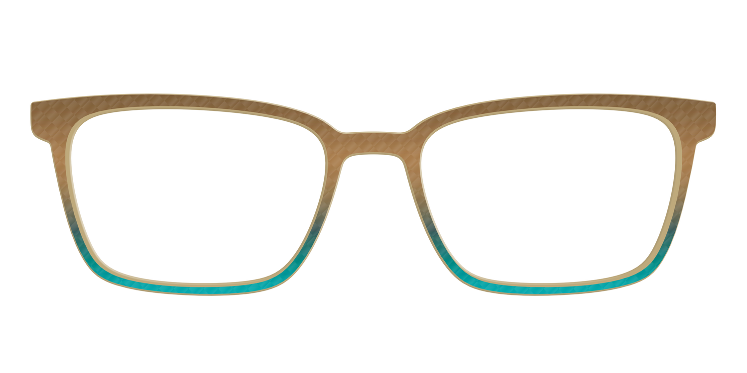 The Sand to Sea Gradient Check - Front Top Image - Pair Eyewear