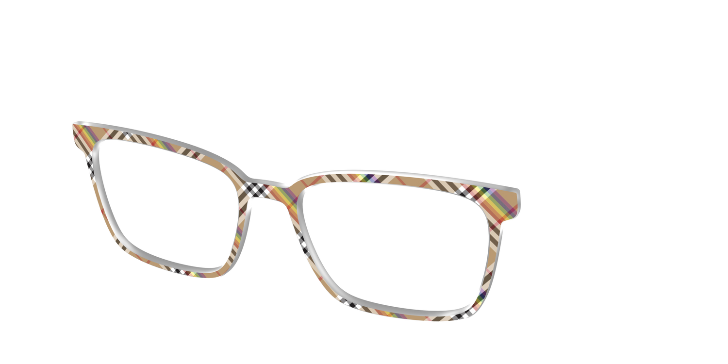 The Scholarly Plaid - Angle Top Image - Pair Eyewear