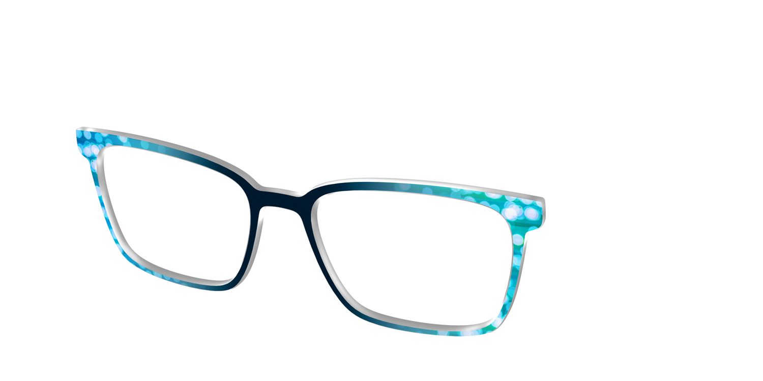 The Sea Foam Bokeh - Angle Top Image - Pair Eyewear