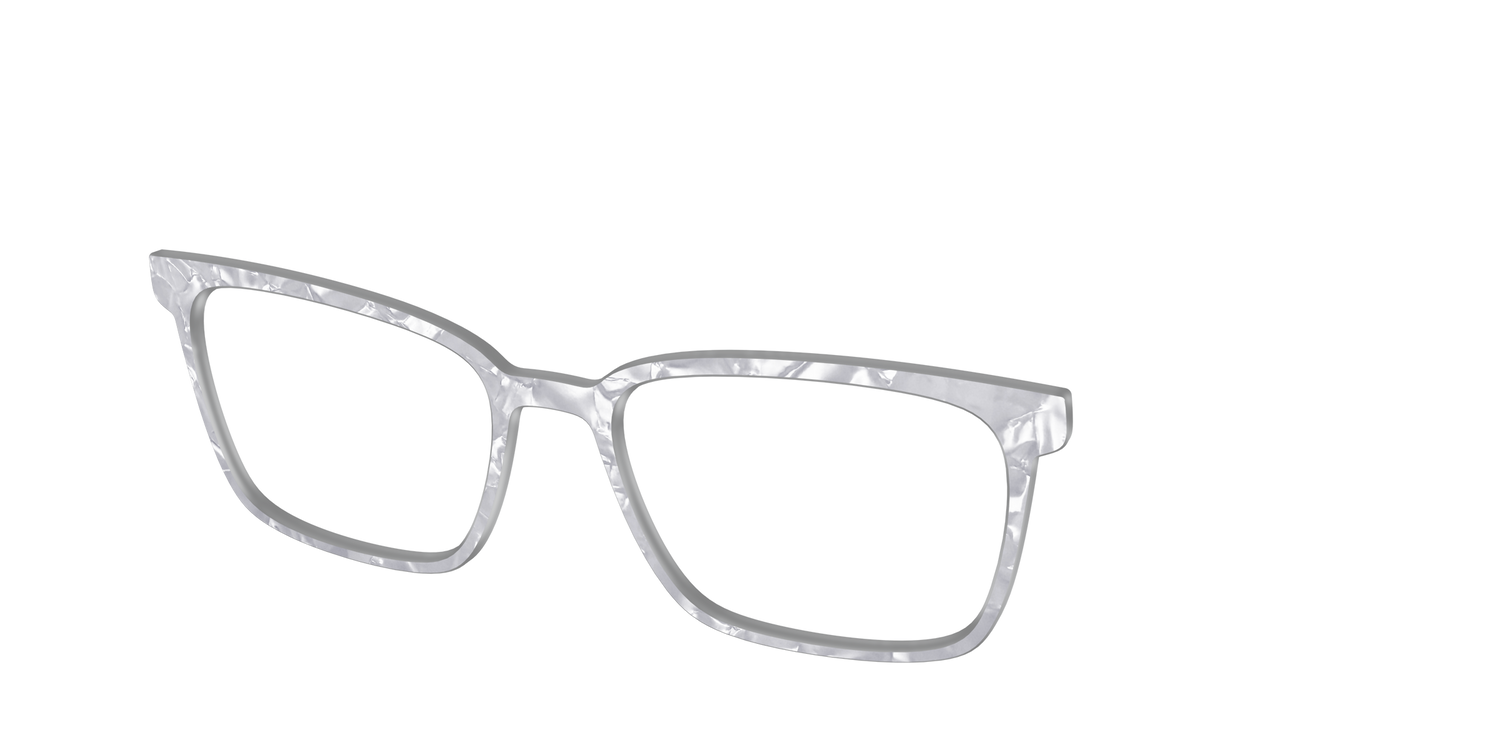The Smoky Quartz Pearl Marble - Angle Top Image - Pair Eyewear