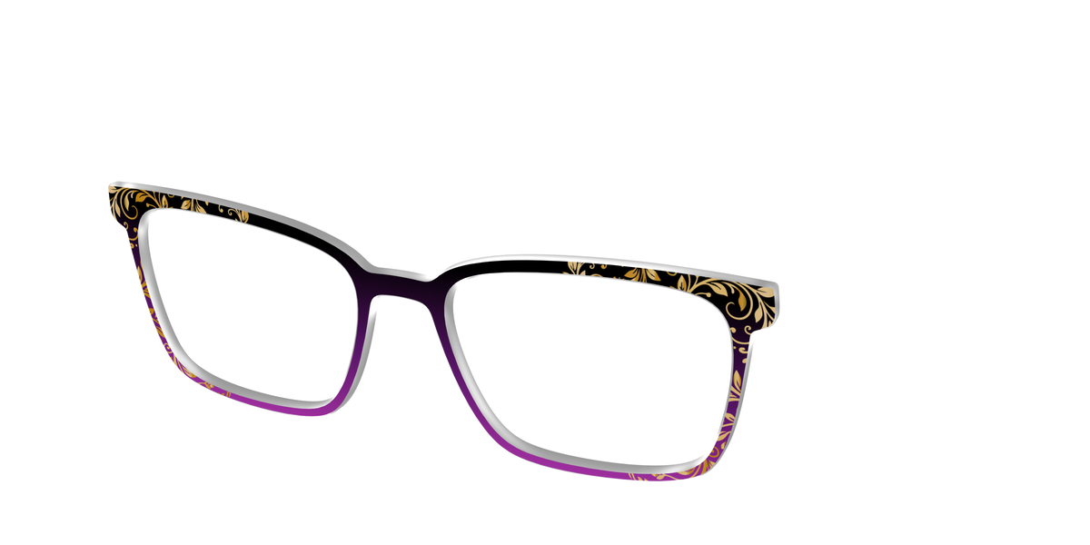 The Spellstruck Scrolls - Angle Top Image - Pair Eyewear