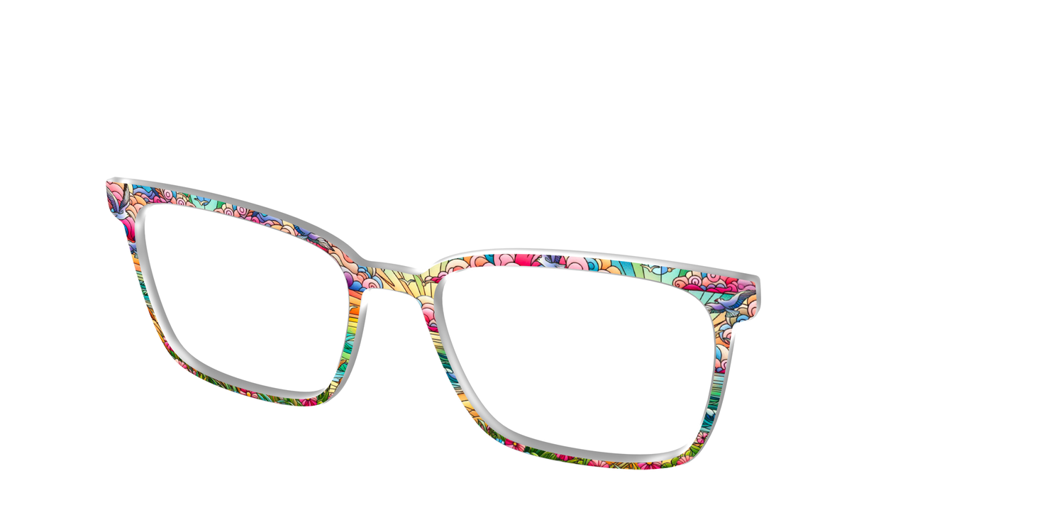 The Sun-Drenched Stained Glass - Angle Top Image - Pair Eyewear