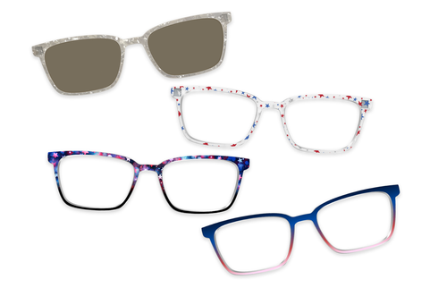 The Red White & Celebrate Topper Set - Secondary Image - Pair Eyewear