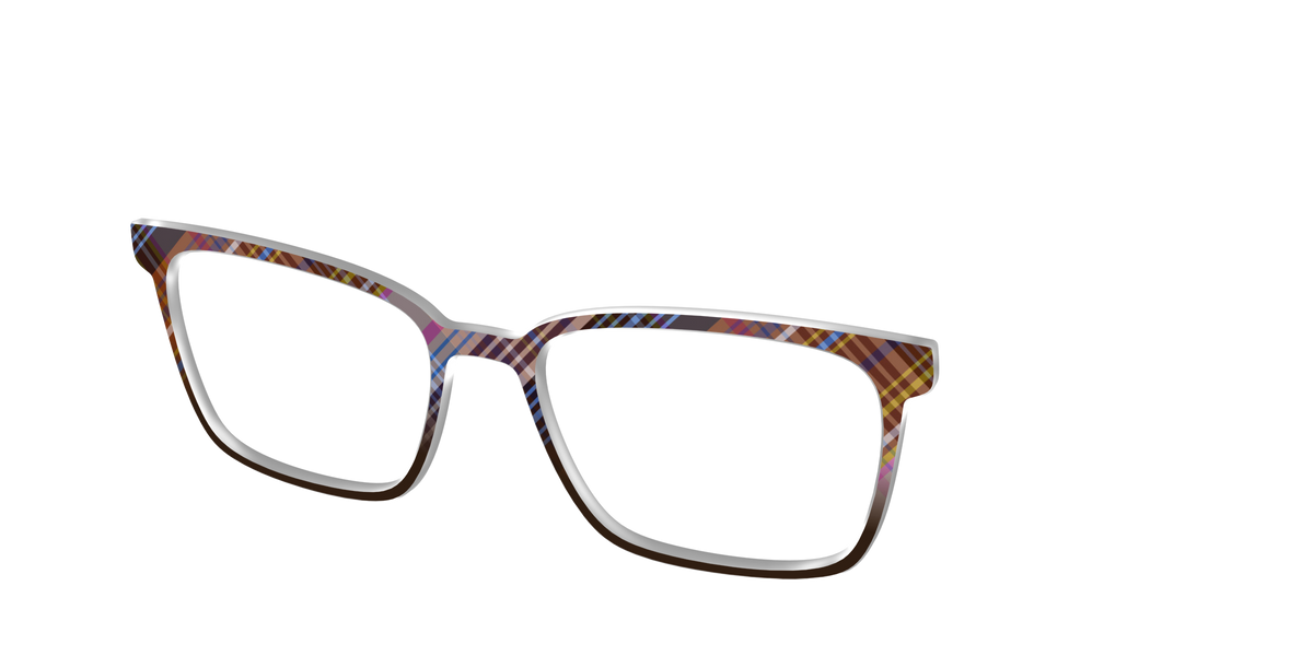 The Twill Tartan - Angle Top Image - Pair Eyewear