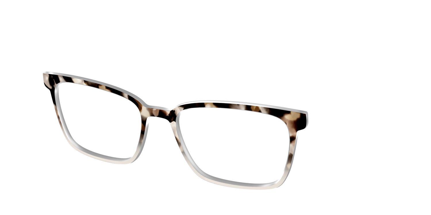 The Vanilla Latte Tortoise - Angle Top Image - Pair Eyewear