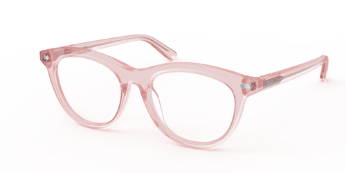 The Brook - Pink Clear - Secondary Image - Pair Eyewear
