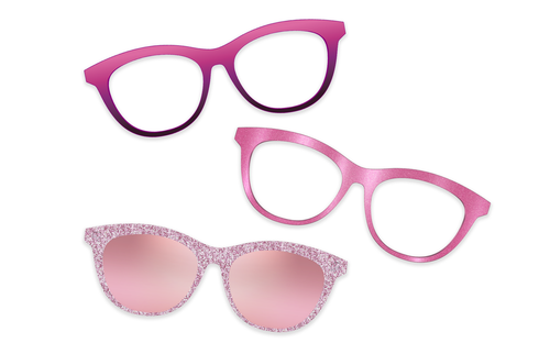 Pink Clear - Set - Secondary Image - Pair Eyewear