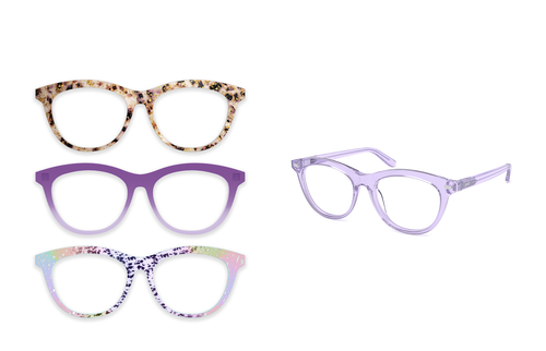 The Brook - Lavender Clear - Pair Eyewear