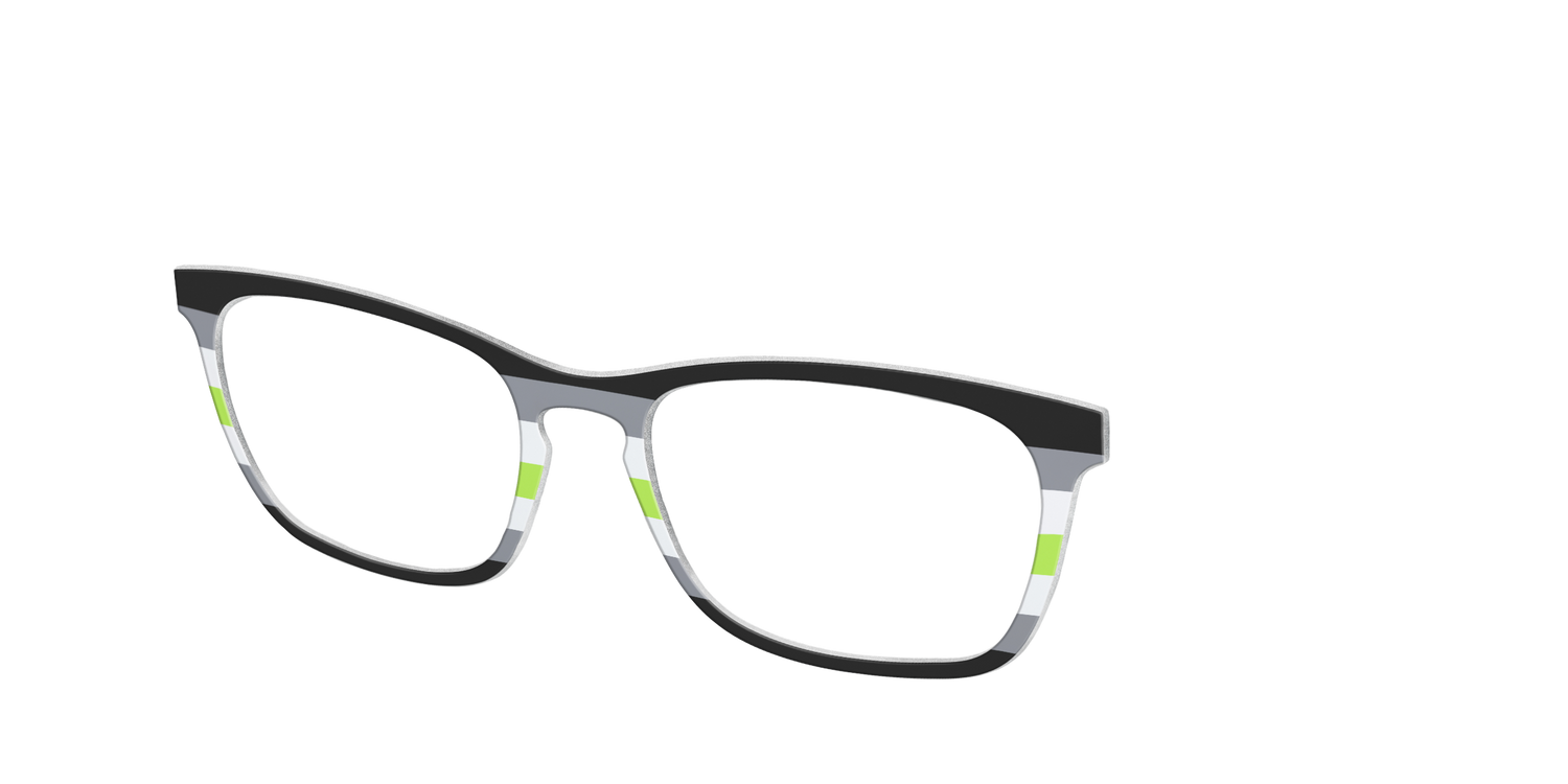 The Agender Flag - Angle Top Image - Pair Eyewear