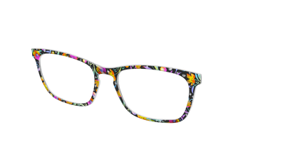 The Airbrushed Floral - Angle Top Thumbnail - Pair Eyewear