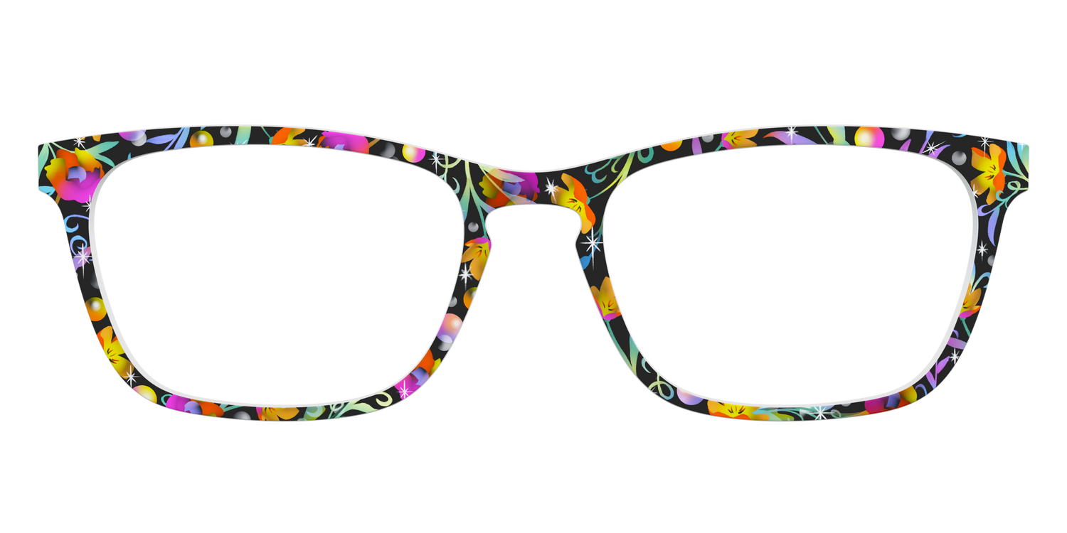 The Airbrushed Floral - Front Top Image - Pair Eyewear