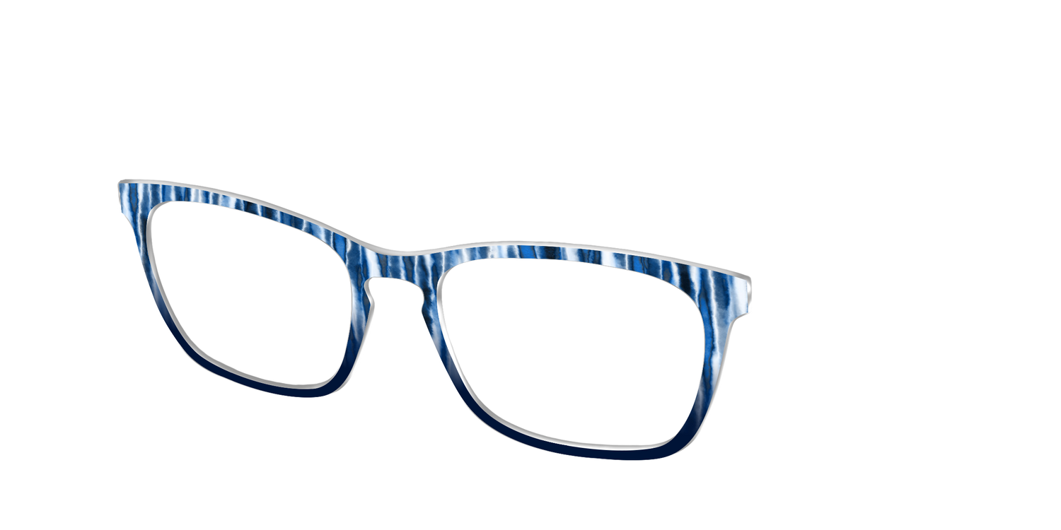 The Azure Tie-Dye - Angle Top Image - Pair Eyewear