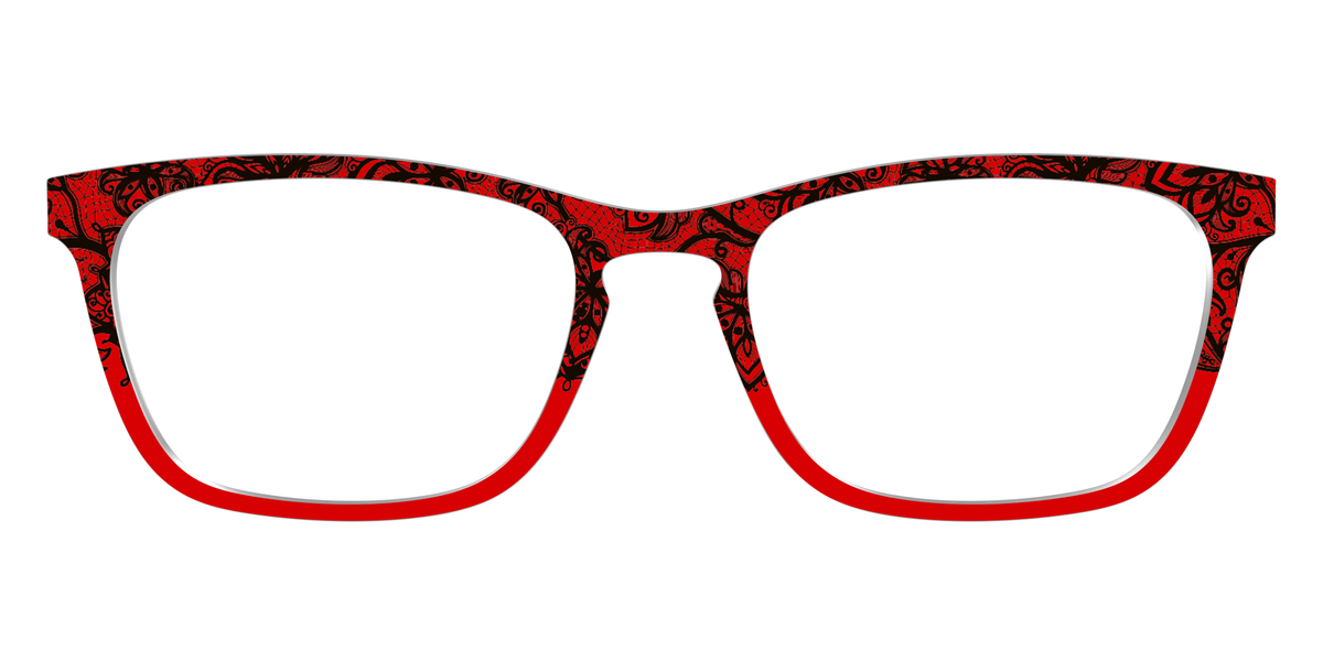 The Blood Red Lace Split - Front Top Image - Pair Eyewear
