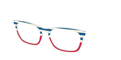 The Bold Stripes Split - Angle Top Thumbnail - Pair Eyewear