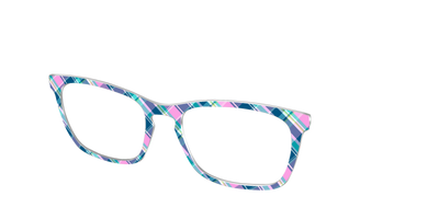 The Breezy Plaid - Angle Top Thumbnail - Pair Eyewear