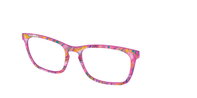 The Bubble Gum Pearl Marble - Angle Top Thumbnail - Pair Eyewear