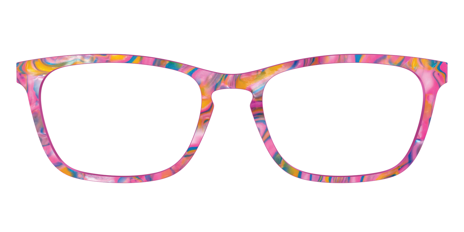 The Bubble Gum Pearl Marble - Front Top Image - Pair Eyewear