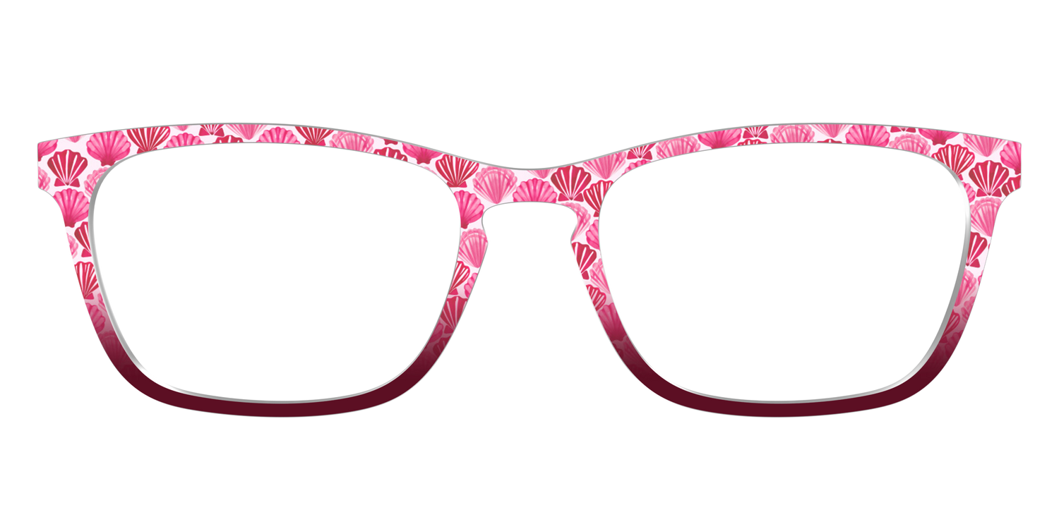 The Cerise Shell Scallop - Front Top Image - Pair Eyewear