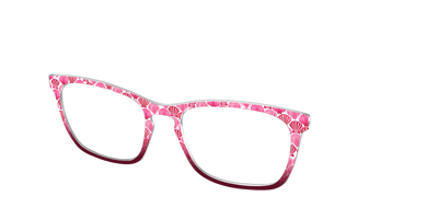 The Cerise Shell Scallop - Angle Top Thumbnail - Pair Eyewear