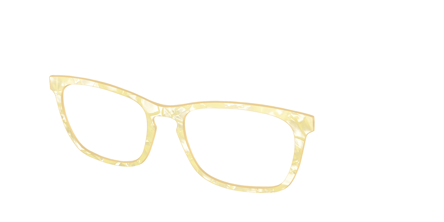 The Citrine Pearl Marble - Angle Top Image - Pair Eyewear