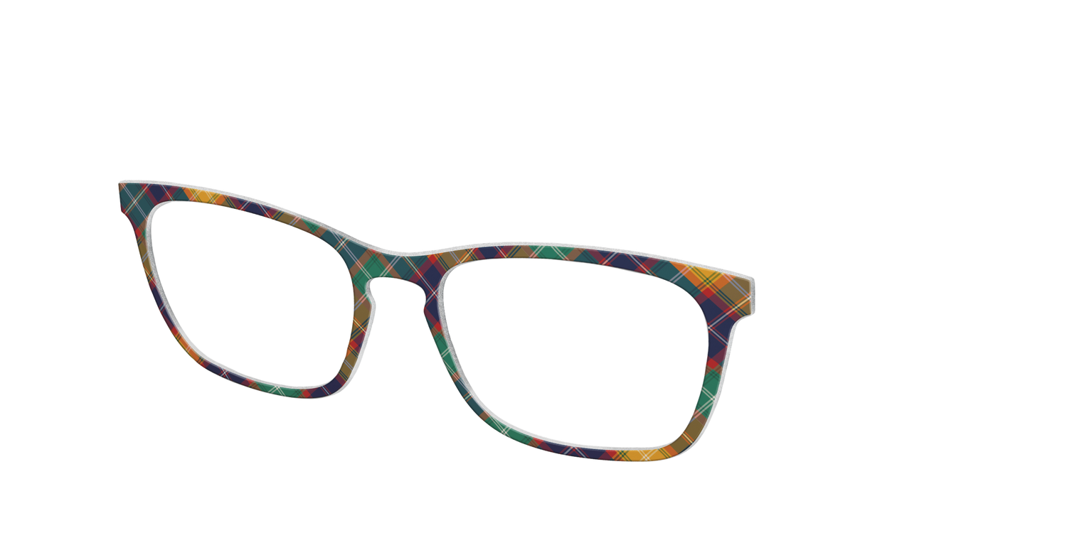 The Collegiate Plaid - Angle Top Image - Pair Eyewear