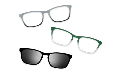 Crystal Clear Silver Metal - Set - Product Thumbnail 2 - Pair Eyewear