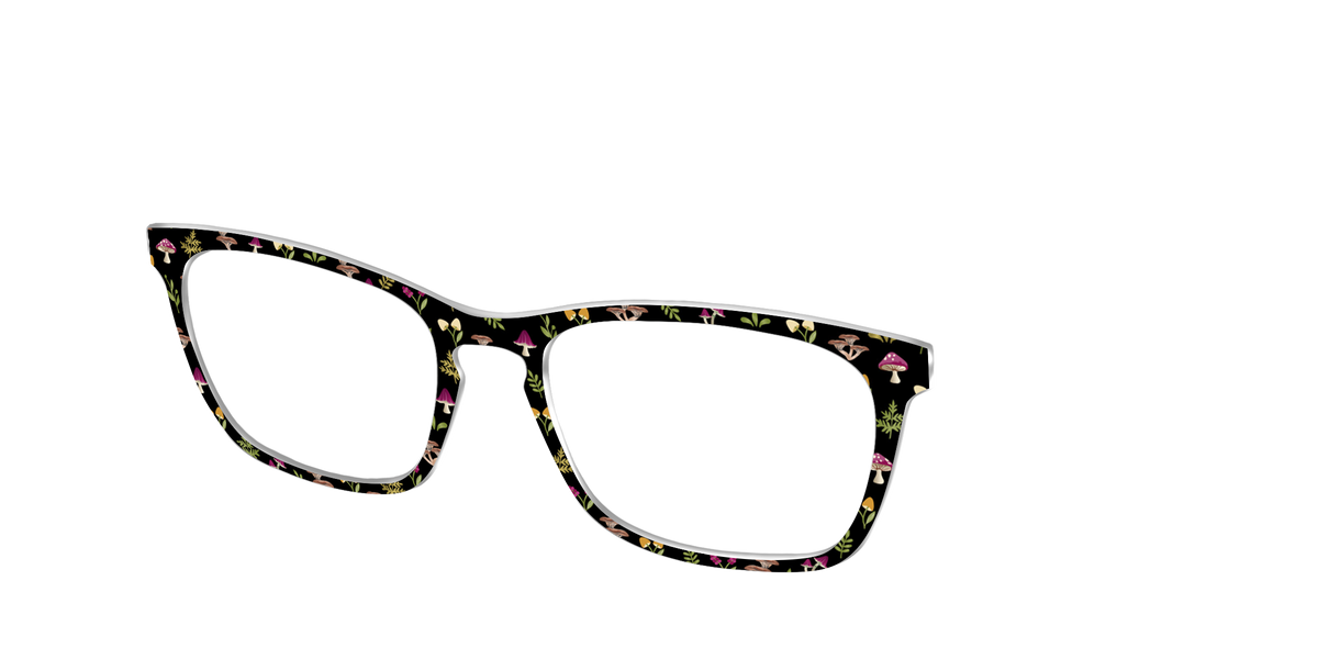 The Dainty Mushroom Floral - Angle Top Image - Pair Eyewear