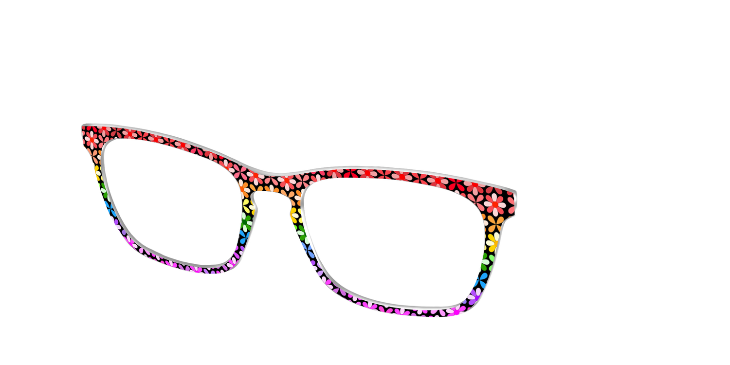 The Darling Daisy Dots - Angle Top Image - Pair Eyewear