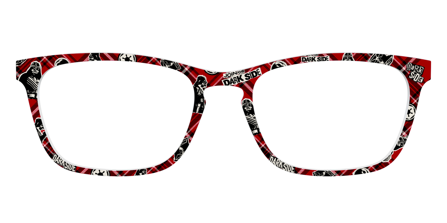 Dark Side Plaid - Front Top Image - Pair Eyewear