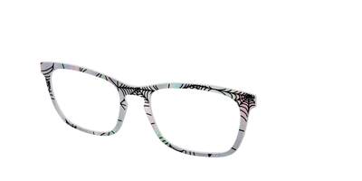 The Ethereal Iridescent Webs - Angle Top Thumbnail - Pair Eyewear