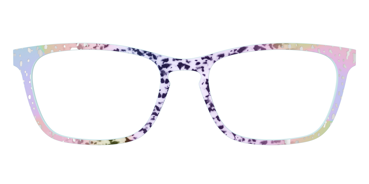 The Fairy Spots with Silver Foil - Front Top Image - Pair Eyewear