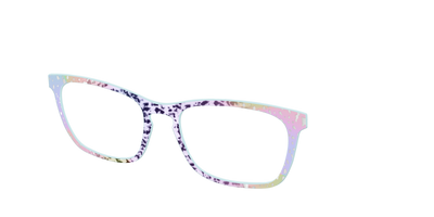 The Fairy Spots with Silver Foil - Angle Top Thumbnail - Pair Eyewear