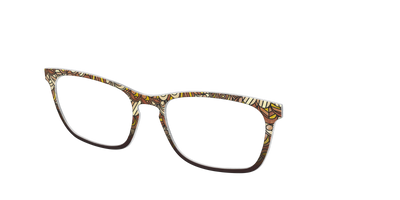 The Feathers Stained Glass - Angle Top Thumbnail - Pair Eyewear