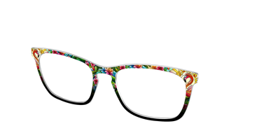 The Flamingo Stained Glass - Angle Top Thumbnail - Pair Eyewear