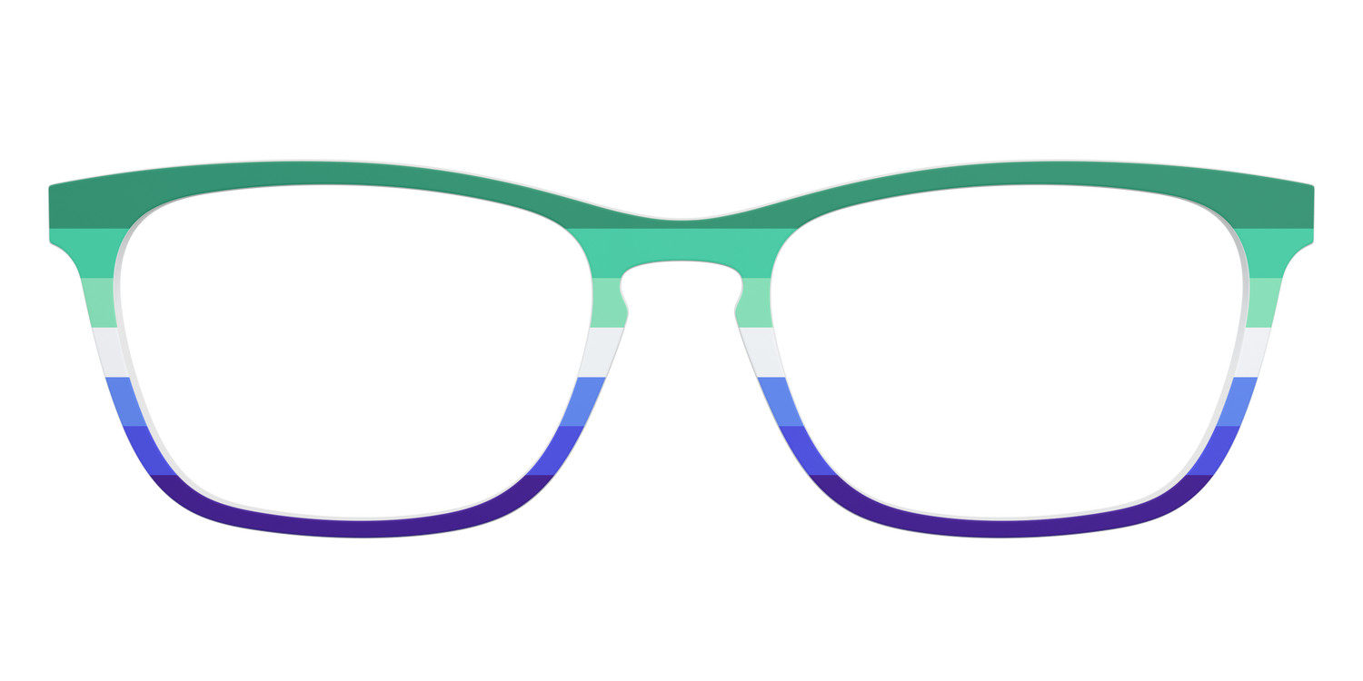 The Gay Men Flag - Front Top Image - Pair Eyewear
