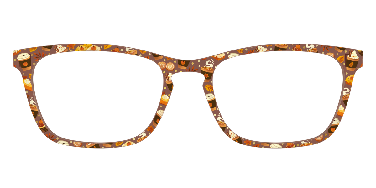 The Harvest Cafe Crystal with Gold Foil - Front Top Image - Pair Eyewear