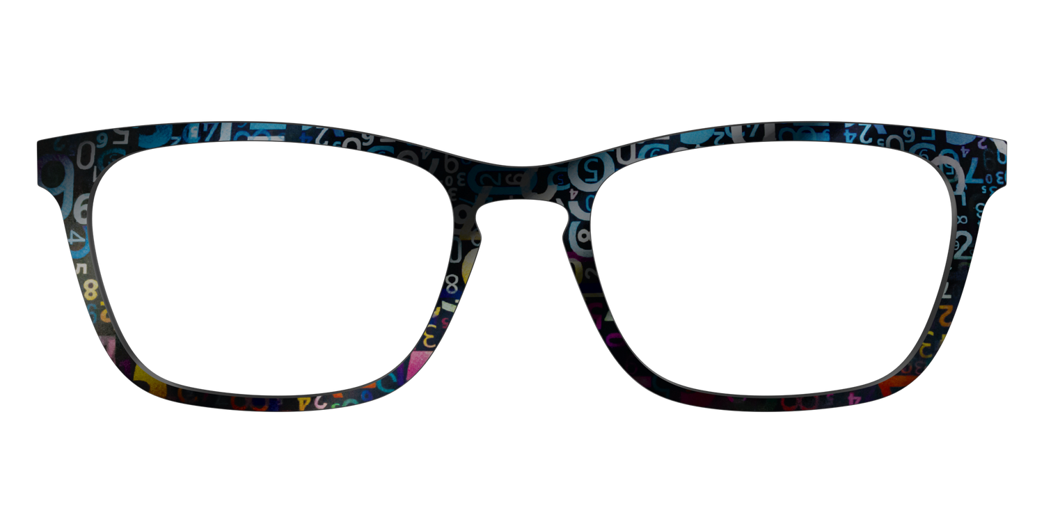The Holographic Numbers - Front Top Image - Pair Eyewear