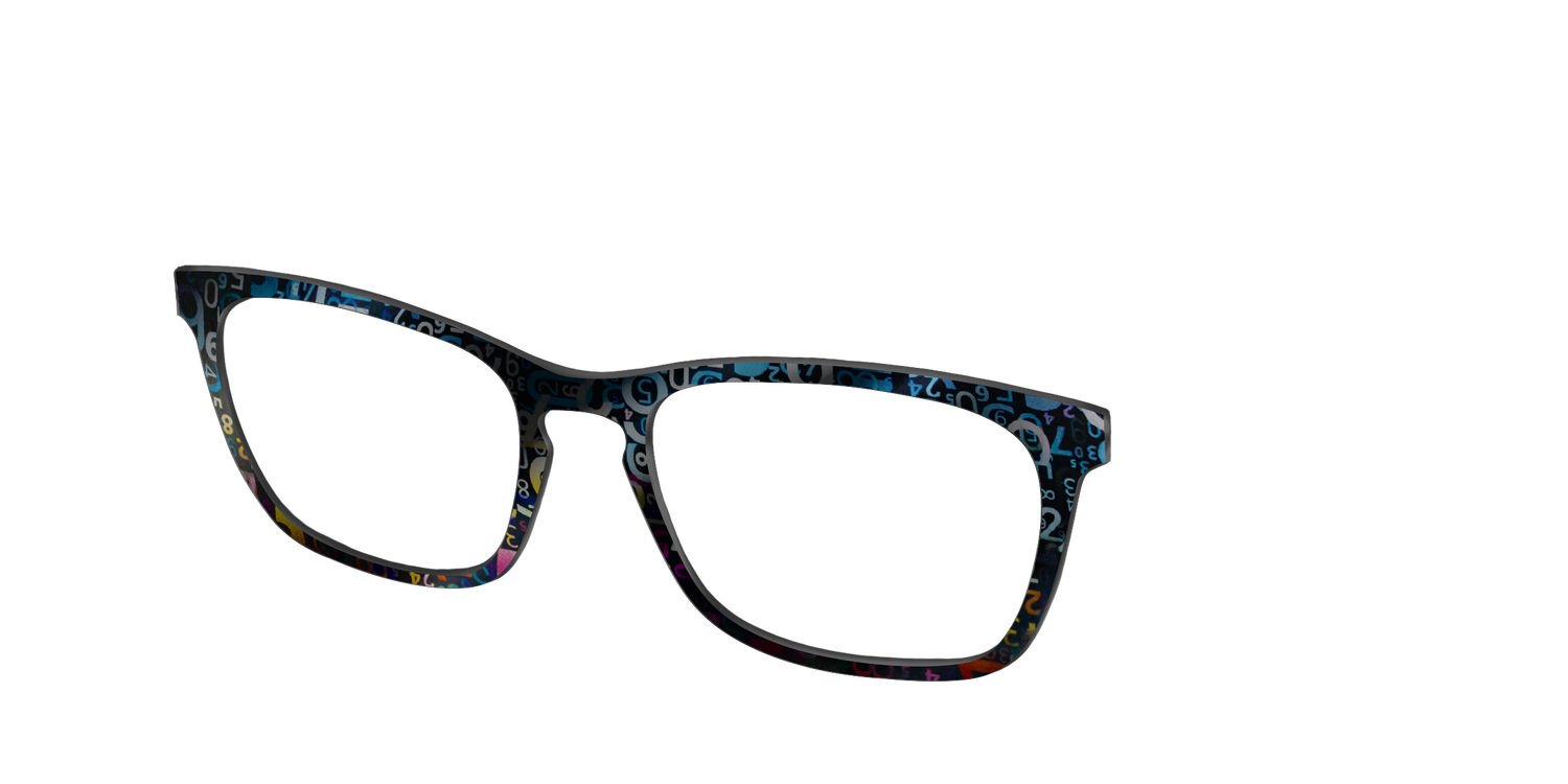 The Holographic Numbers - Angle Top Image - Pair Eyewear
