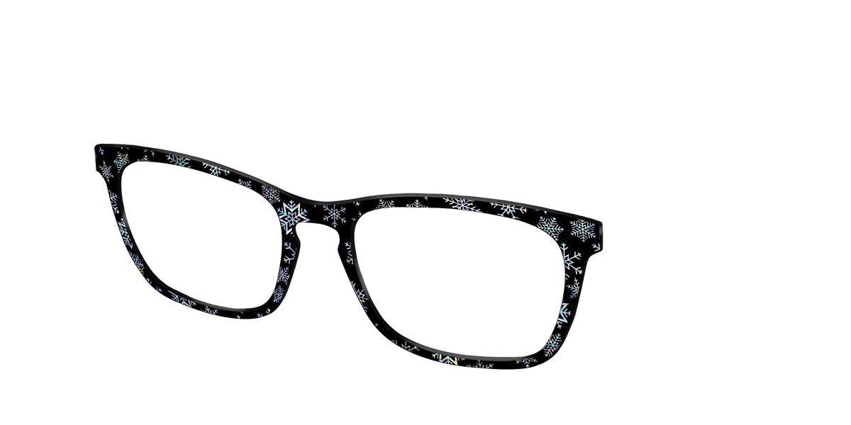 The Holographic Snowflakes - Angle Top Image - Pair Eyewear
