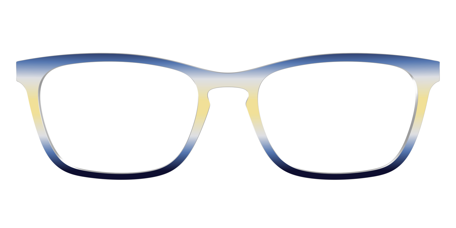 The Indigo to Honeysuckle Gradient - Front Top Image - Pair Eyewear