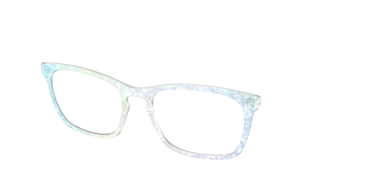 The Iridescent Pearl Marble Crystal - Angle Top Image - Pair Eyewear