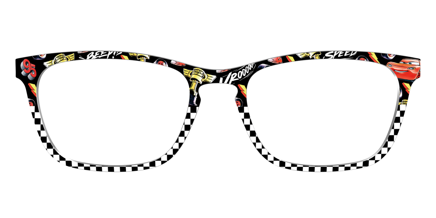 Lightning Mcqueen Speed Split - Front Top Image - Pair Eyewear