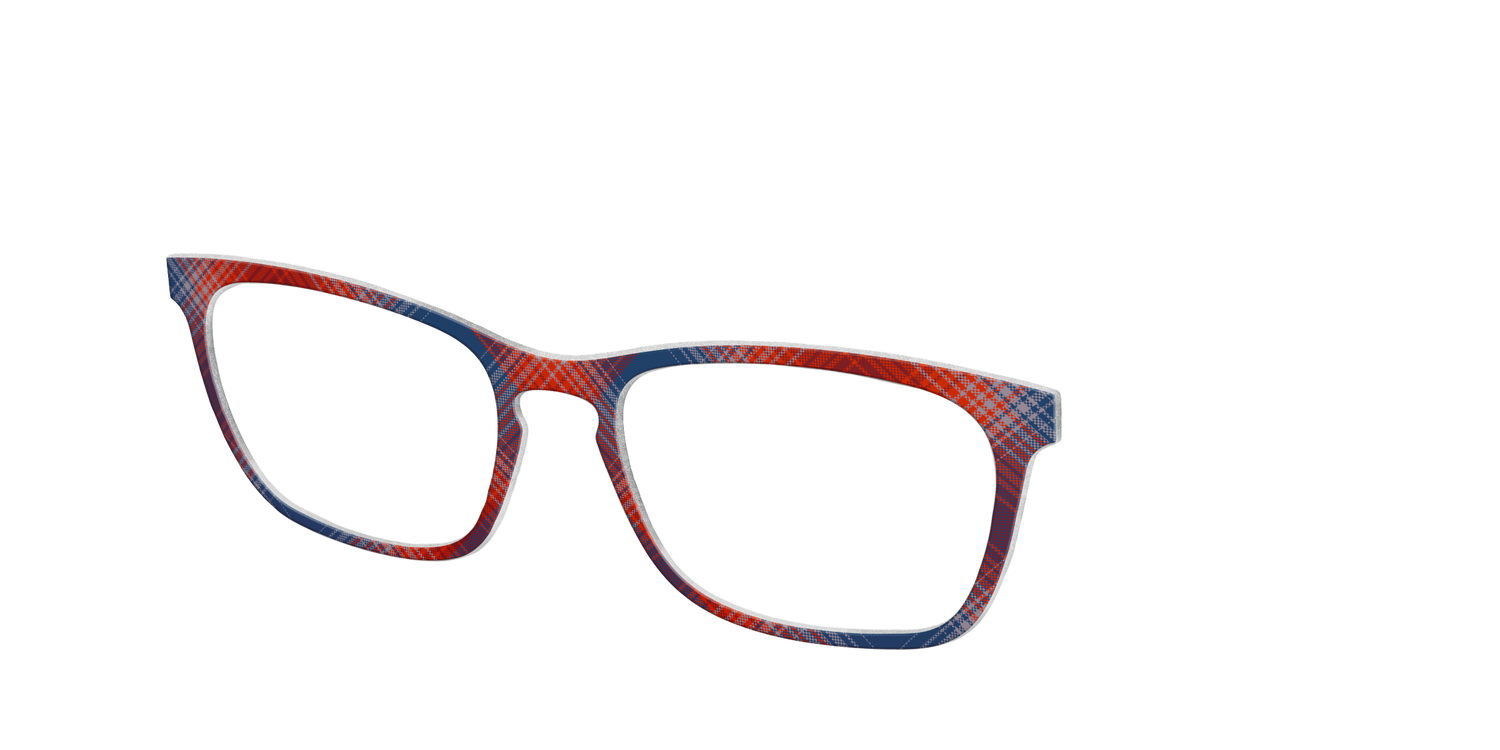 The Lodge Plaid - Angle Top Image - Pair Eyewear
