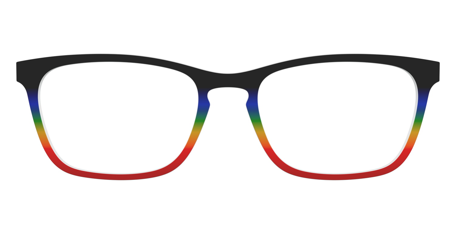 The Love Wins Gradient - Front Top Image - Pair Eyewear