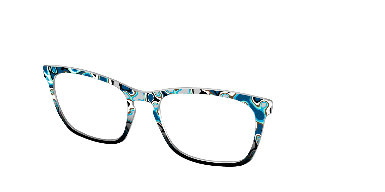 The Marbled Movement - Angle Top Image - Pair Eyewear