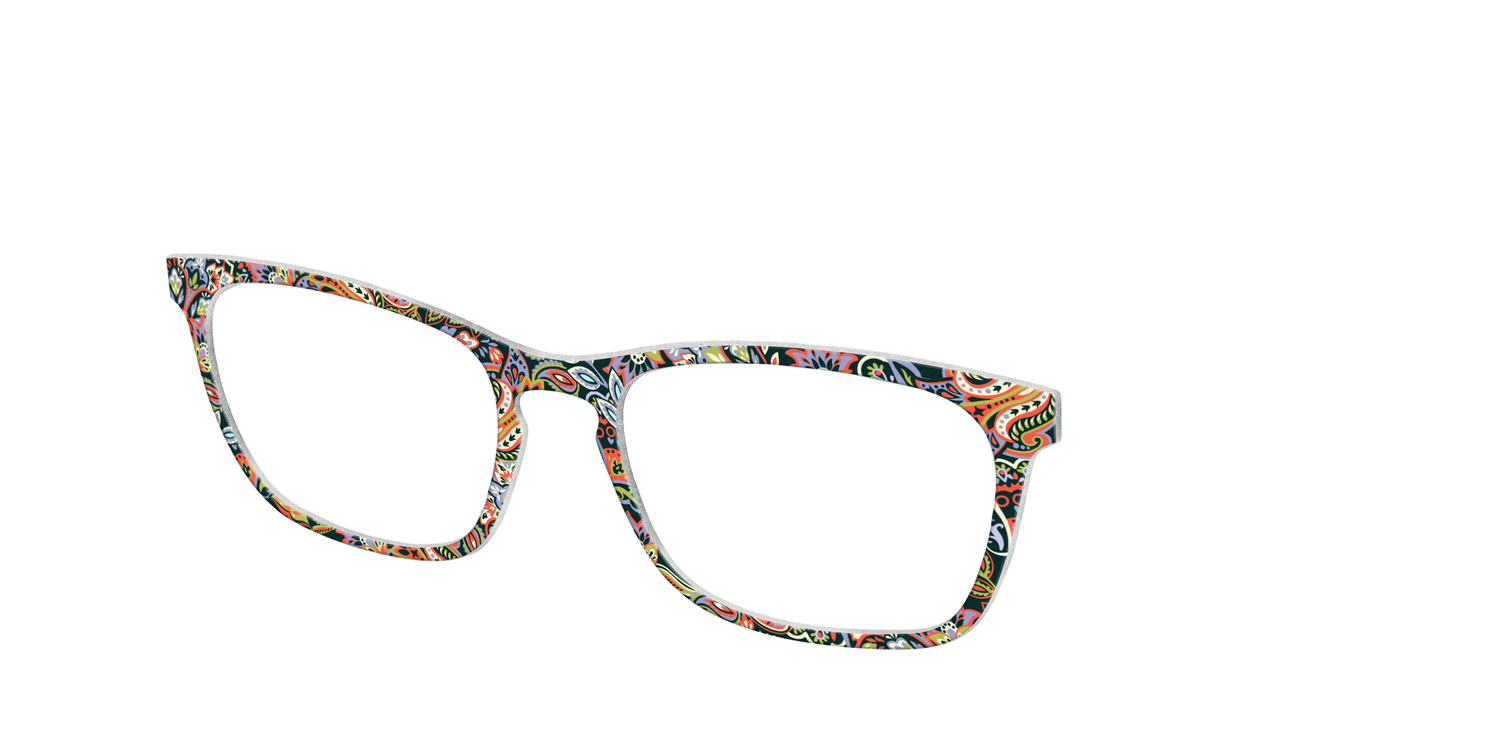 The Paradise Paisley - Angle Top Image - Pair Eyewear